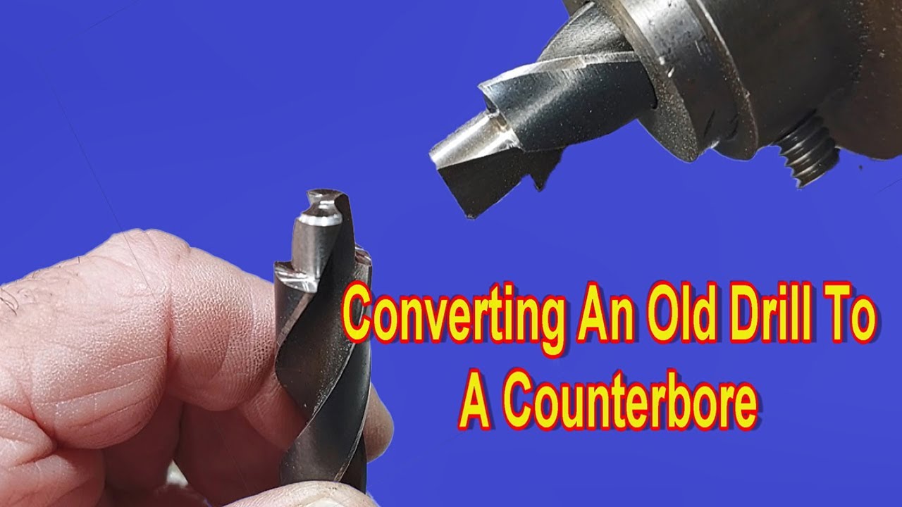 A Custom Size Counterbore Made From A Scrap Drill .