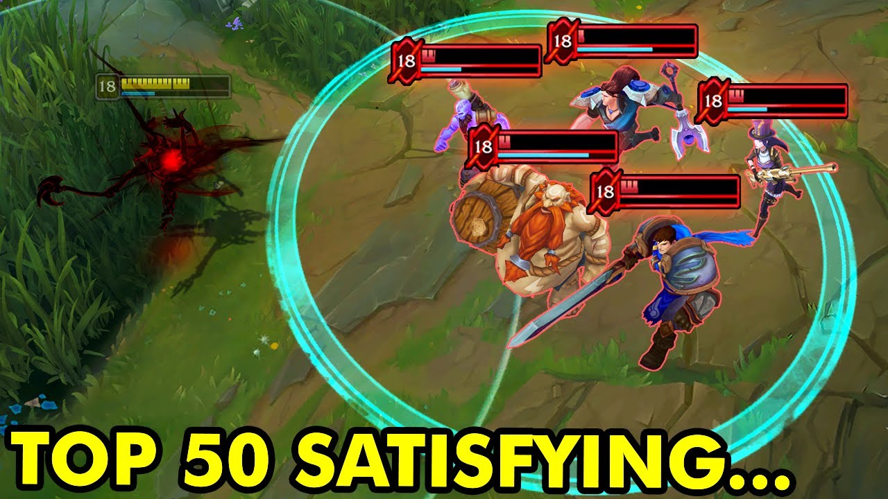 TOP 50 MOST SATISFYING LEAGUE OF LEGENDS CLIPS OF 2024!