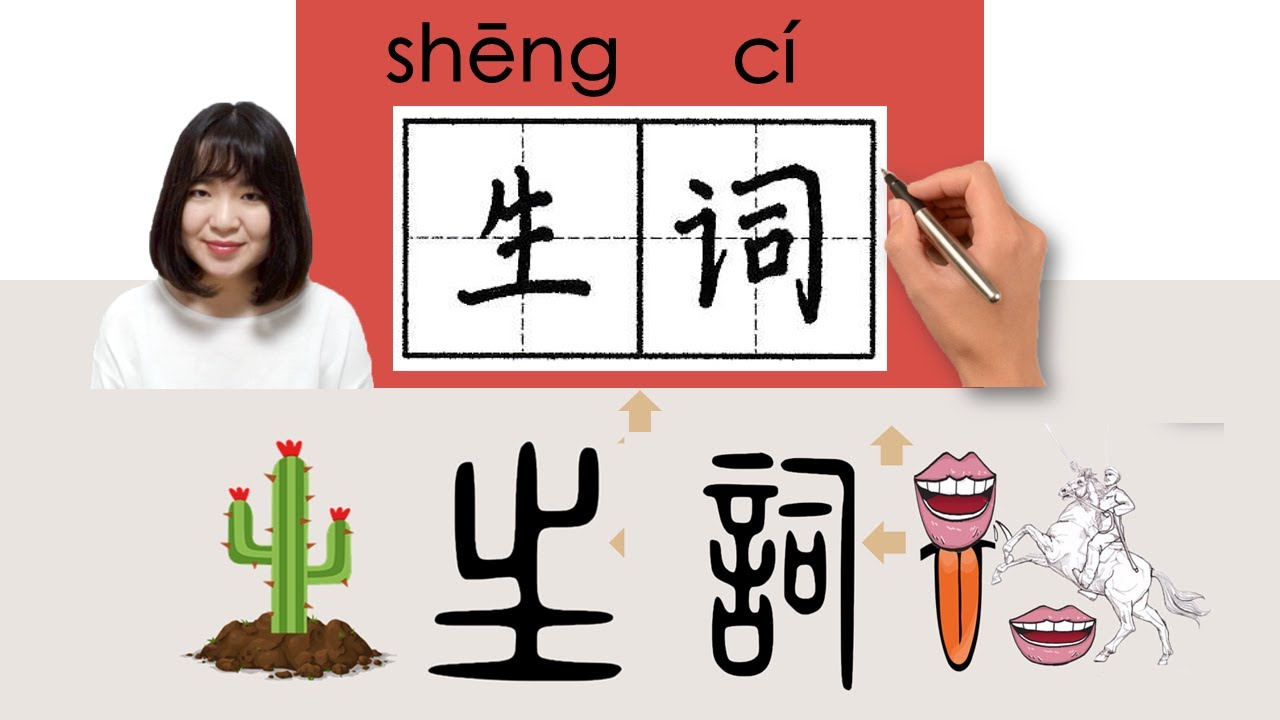 生词/生詞/shengci_(new word)How to Pronounce & Write Chinese Word & Character #newhsk2