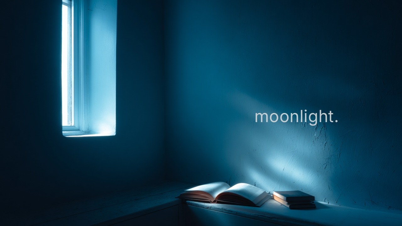 moonlight. | Peaceful Midnight Ambient Music for Quiet Reading