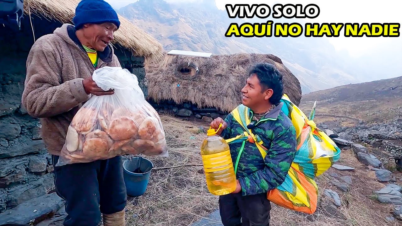 40 años VIVIENDO SOLO: Aquí hay vida en los Andes Peruanos - Tío Aurelio