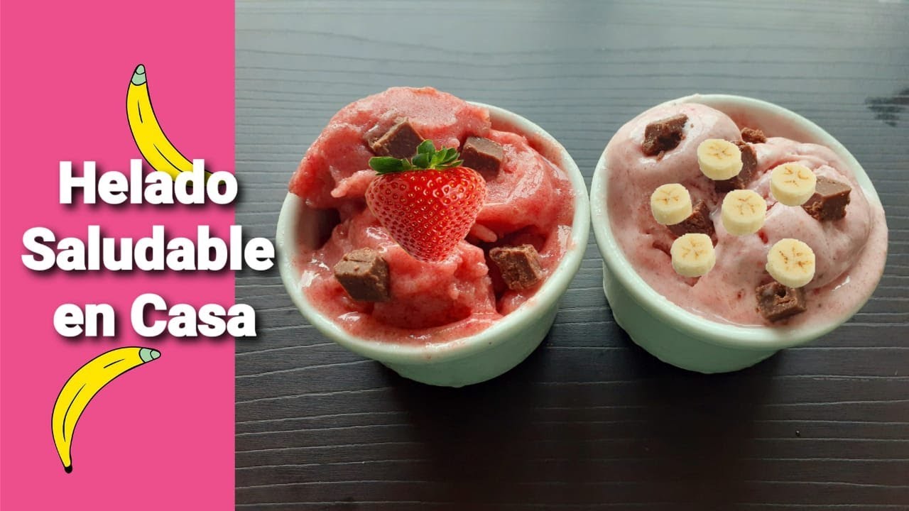 2 HELADOS SALUDABLES🍨| Recetas Faciles|#dtoditoconcami