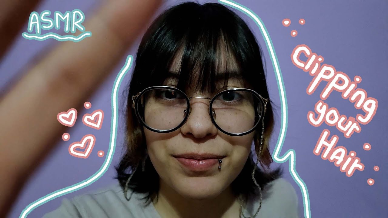 ASMR Clipping your hair back! (Personal attention)