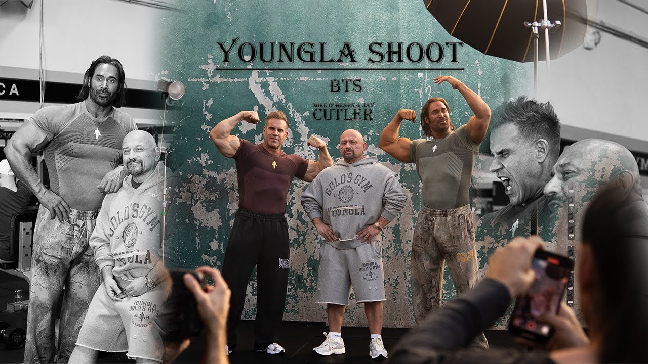 Jay Cutler, Mike O'Hearn, Hany Rambod YoungLA Gold's Gym Vlog