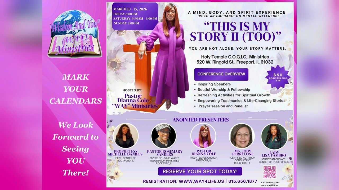 &ldquo;WAY&rdquo; Ministries 2026 Annual Women&rsquo;s Conference Interviews (PART-6) ~ Evg. Gwen Sanders!