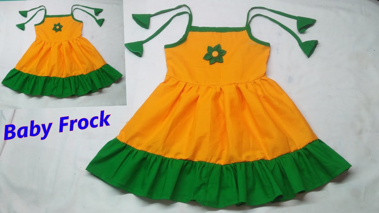 Baby frock cutting and stitching | 2-3 year Beautiful kona frock cutting and stitching @starboutique
