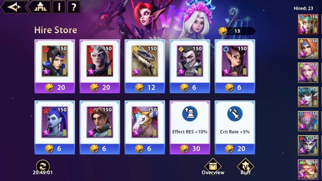 IMR : Fair Arena D5 - Whose we pick?