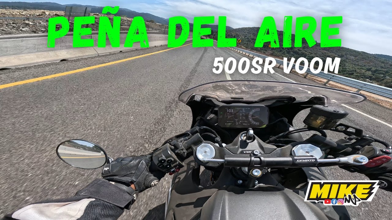 VAMOS a PEÑA del AIRE con la VOOM 👀 Nueva CARRETERA a HUASCA ⚠️ MIKE MP