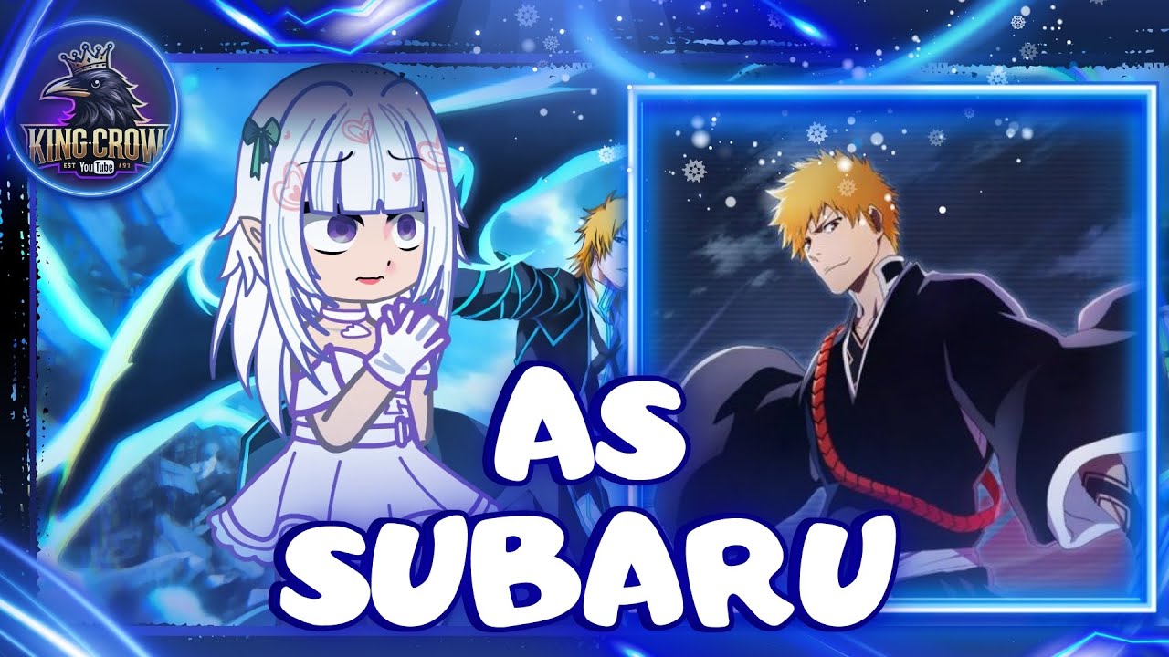 Re:Zero React To Natsuki Subaru As ichigo Kurosaki  ⚔️🥋 (Bleach) "SPEED 2X" [BR/ENG]
