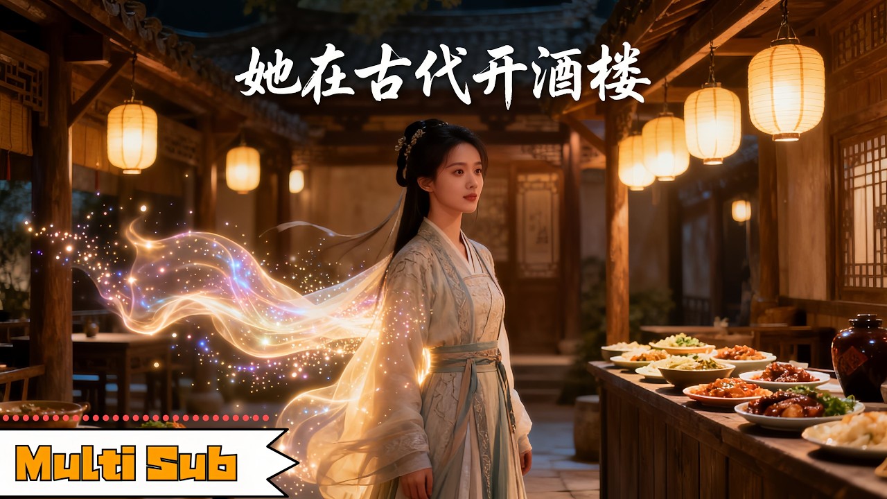 【全集】彭丹丹💕段美洋｜💖穿越古代被冷落，她用美食俘獲全城；🔥太子暗中守護，每日甜蜜互動、撒糖無限🌹廚娘與太子甜蜜日常，愛意滿滿幸福爆表！｜《她在古代開酒樓》全集 #古代 #穿越 #短劇 #drama
