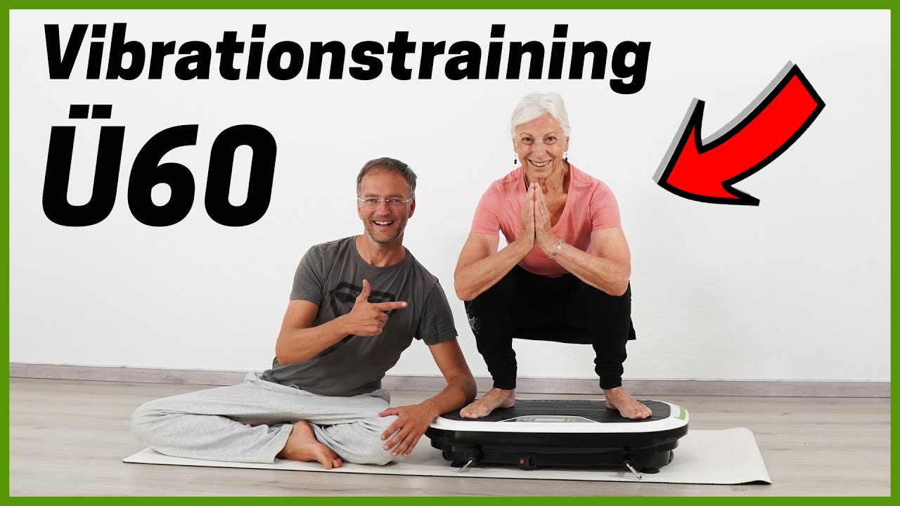 10 Minuten VIBRATIONSPLATTE Übungen für SENIOREN (Vibrationsplatte Donnerberg)