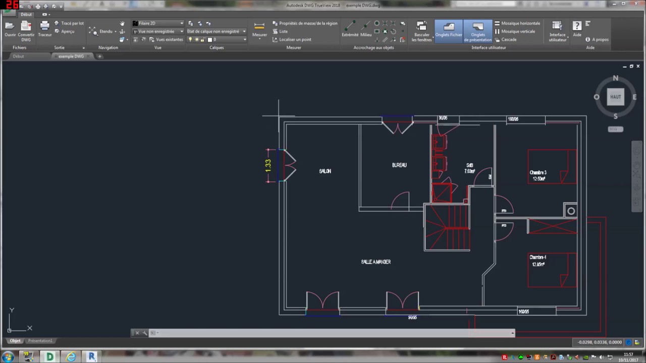 importer un DWG dans REVIT