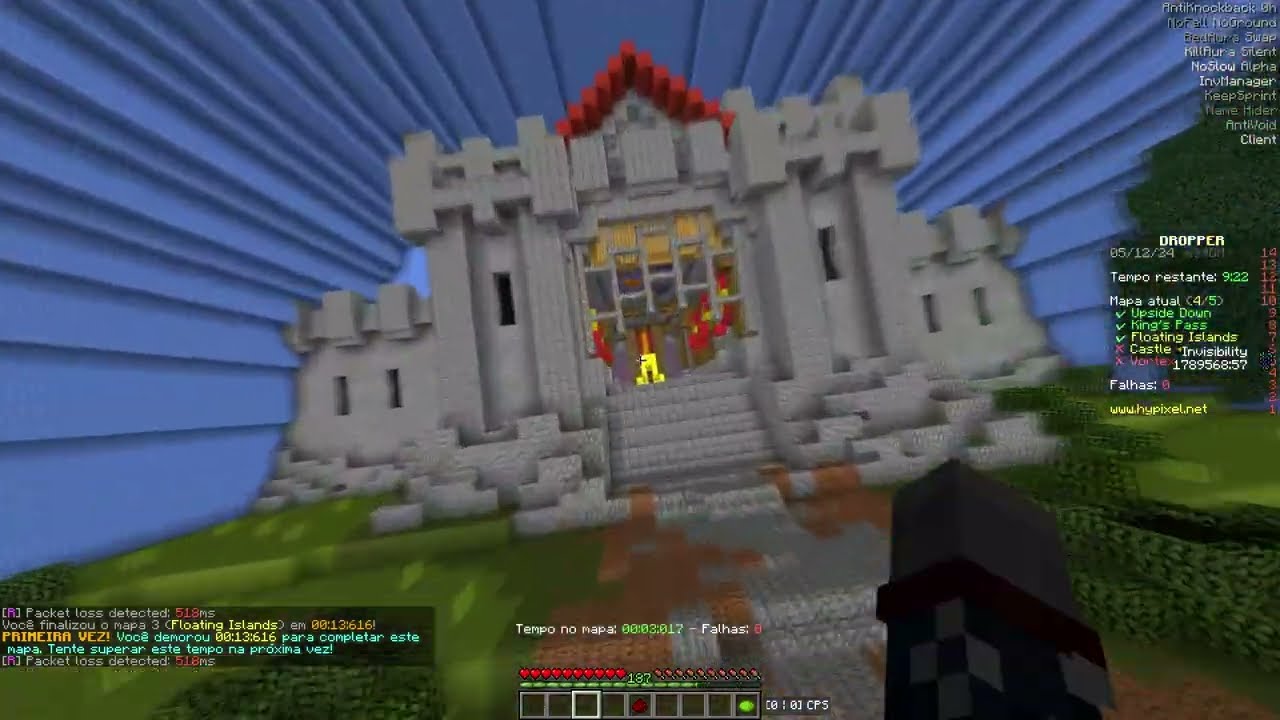 hypixel unpatched nofall 😱 w/ raven b4