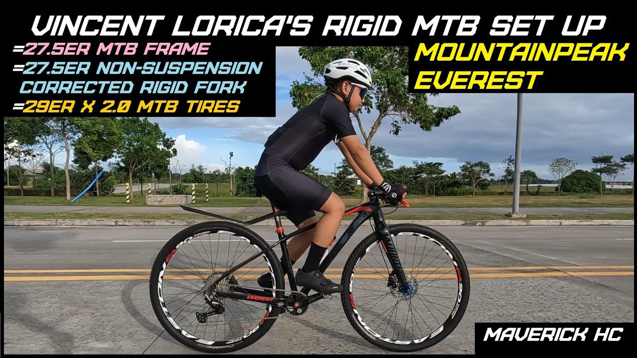29ER x 2.0 Tires sa 27.5ER na Rigid Fork & 27.5ER MOUNTAINPEAK EVEREST MTB Frame ni Vincent Lorica