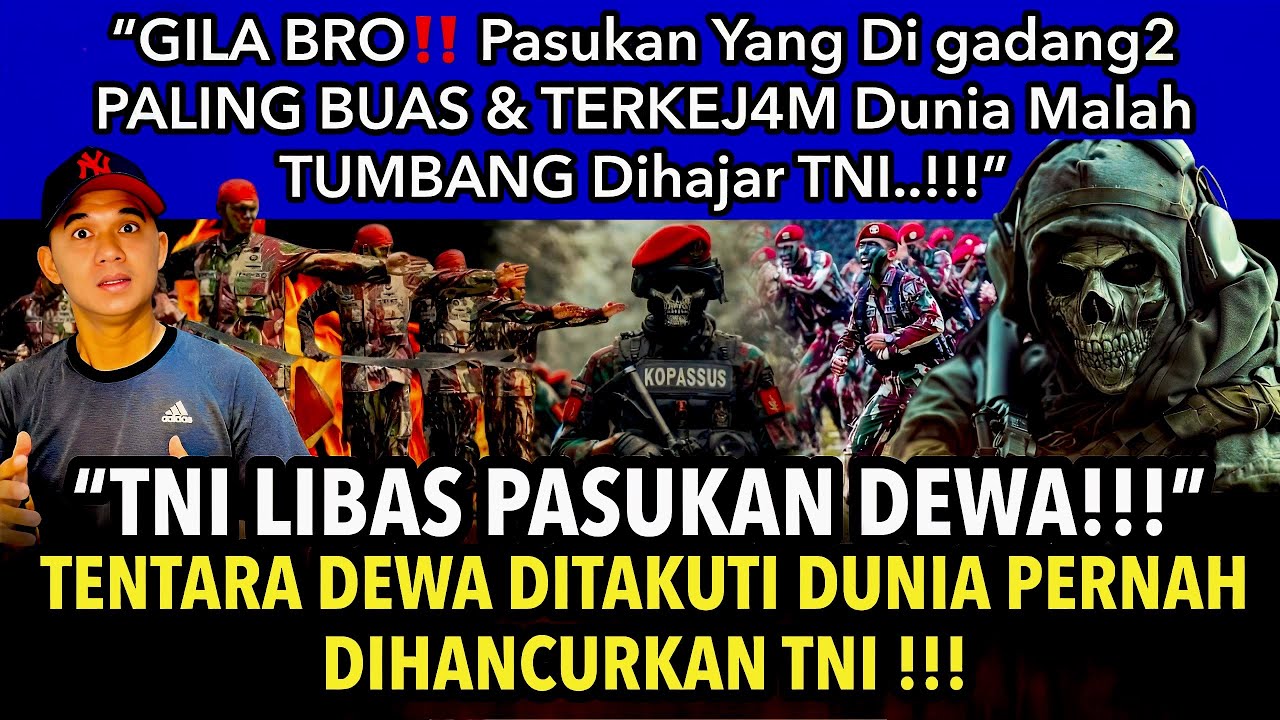 TNI LIBAS PASUKAN DEWA! Tentara Dewa DiTakuti Dunia Pernah Dihancurkan TNI ??!! #tni