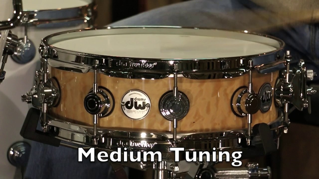 DW Collectors Snare, Exotic Quilted Maple, 4.5x14 VLT Maple Shell