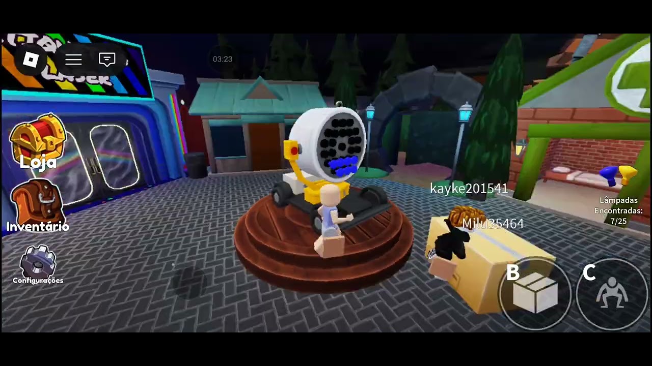 Como um deu para jogar together jogamos rainbow friends