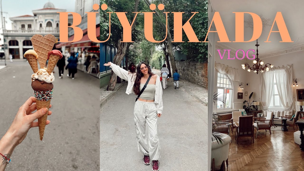BÜYÜKADA Vlog📍: Günübirlik gezimde tatlı mekanlar ve muhteşem bir manzara💛 | Ilgaz Cinsdemir