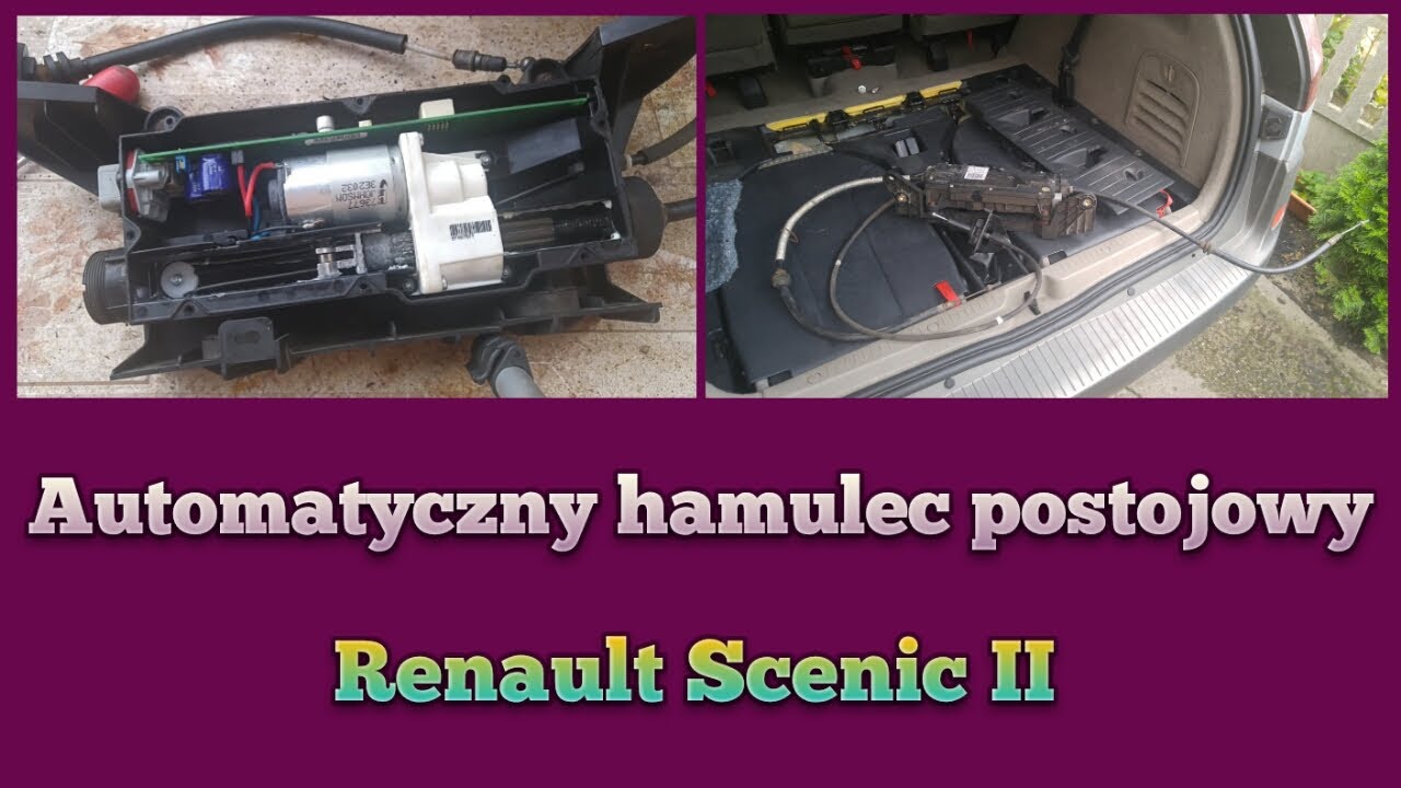 Naprawa, diagnoza i wymiana linki hamulca postojowego Scenic II