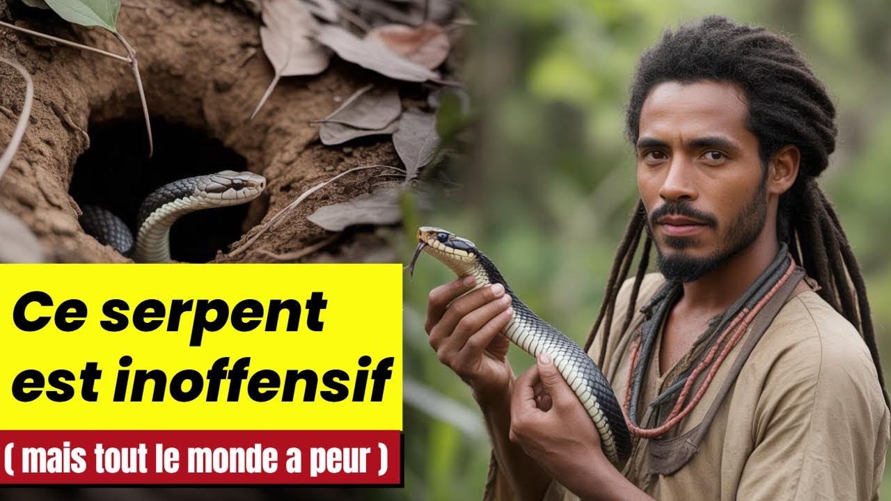 Ce serpent est totalement inoffensif, mais tout le monde a peur. 