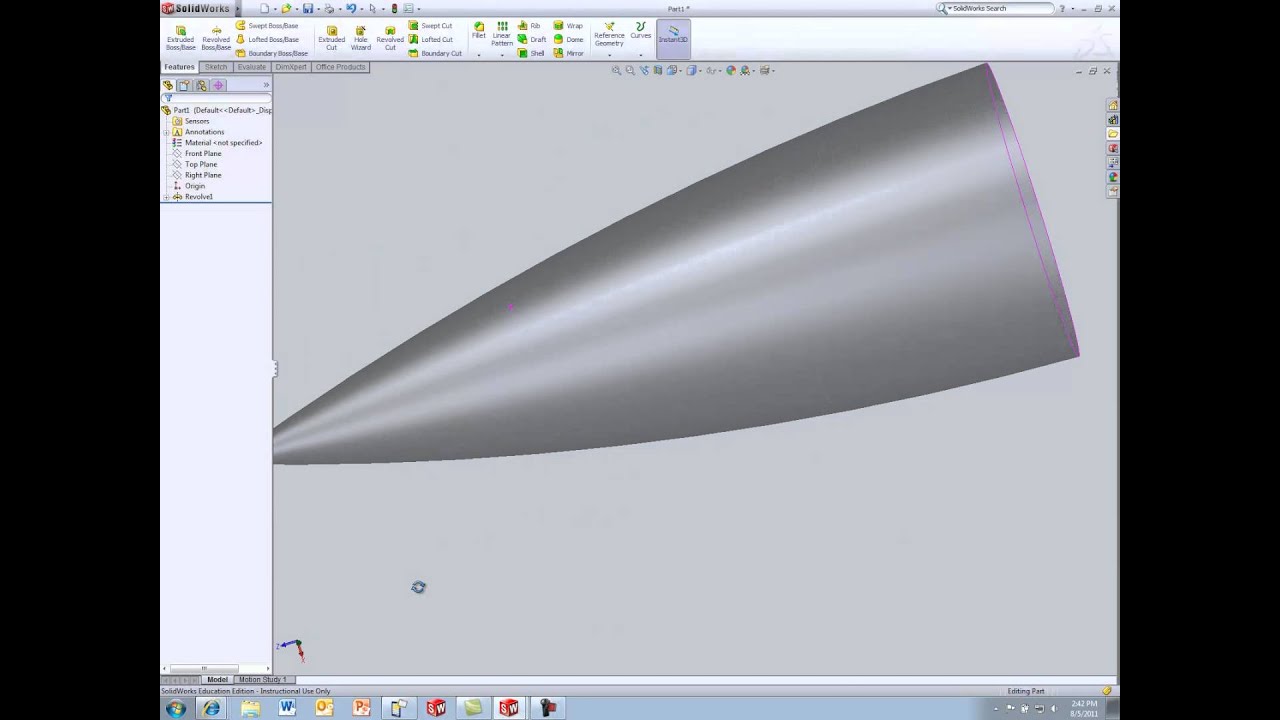 How to Design a Rocket in SolidWorks