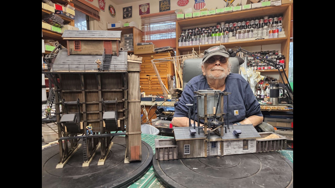 Coal Towers and Sand towers by Howard Zane HO and Hi Rail O scale!