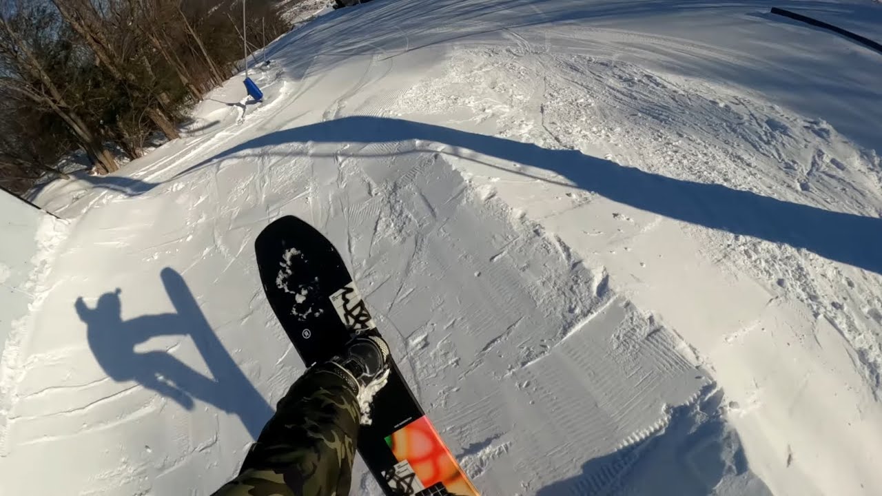 POV: Snowboarding at BLUE MOUNTAIN PA! (Parks, bike trails and more)