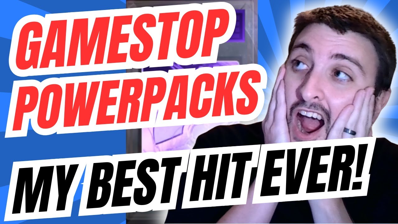 My Biggest Pokemon Card Hit Ever From Gamestop Powerpacks! Opening Six Packs, Can We Profit?