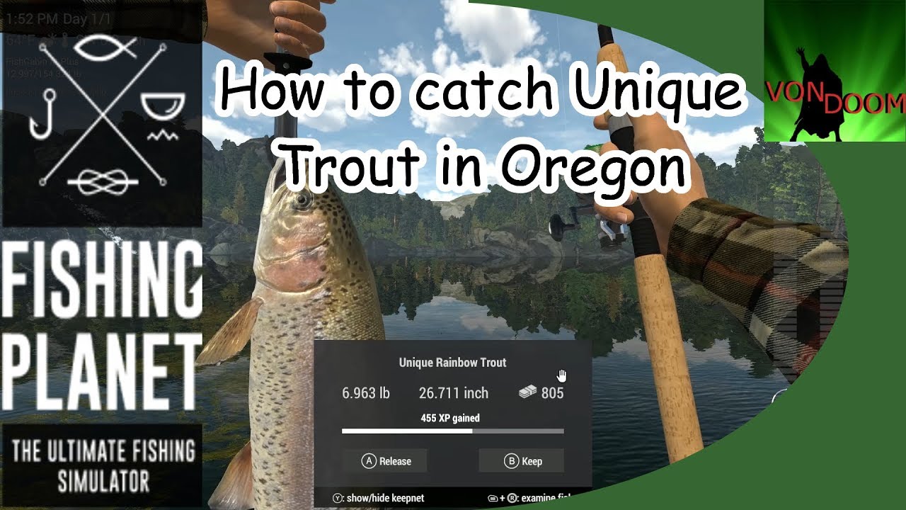 Fishing Planet: How-to Catch Unique RainbowTrout in Oregon