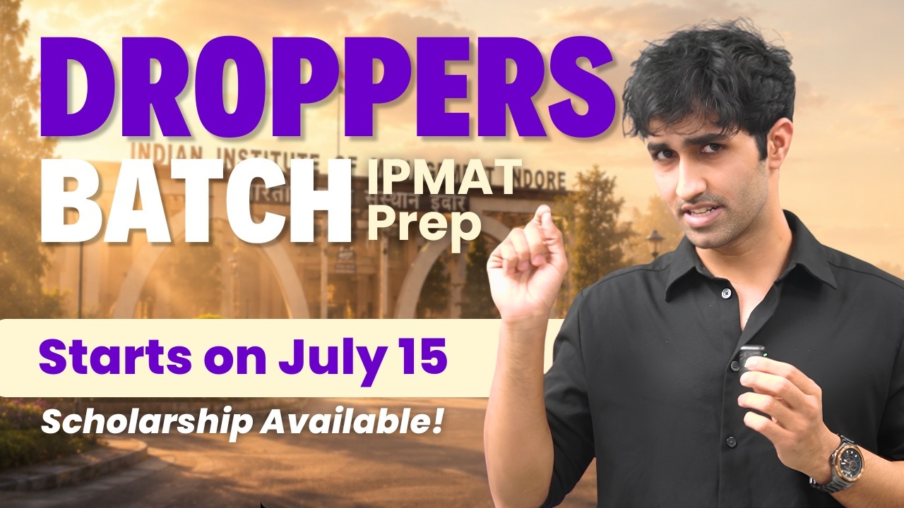Crack IPMAT Indore as a Dropper | Aspire Batch