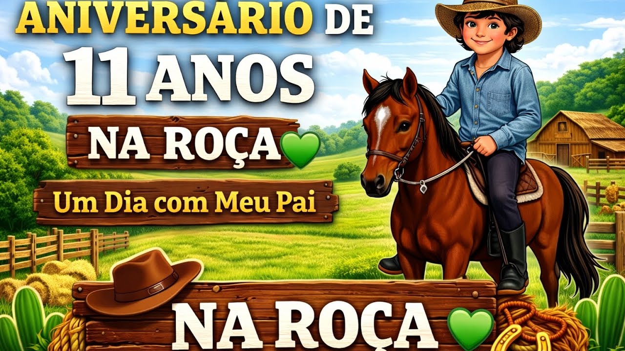 Um dia especial com o pai 💚 niver de 11 anos #VidaNaRoça #Aniversário #Família #PaiEFilho 