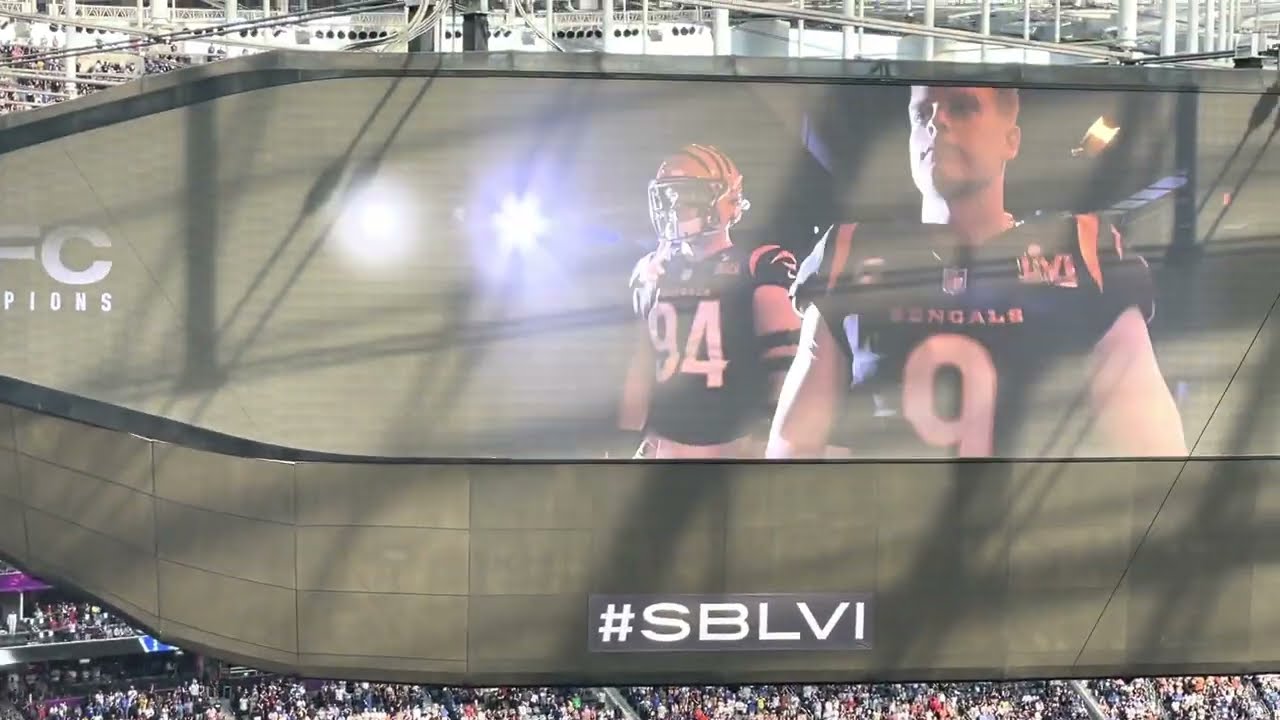 Bengals vs Rams Entrance