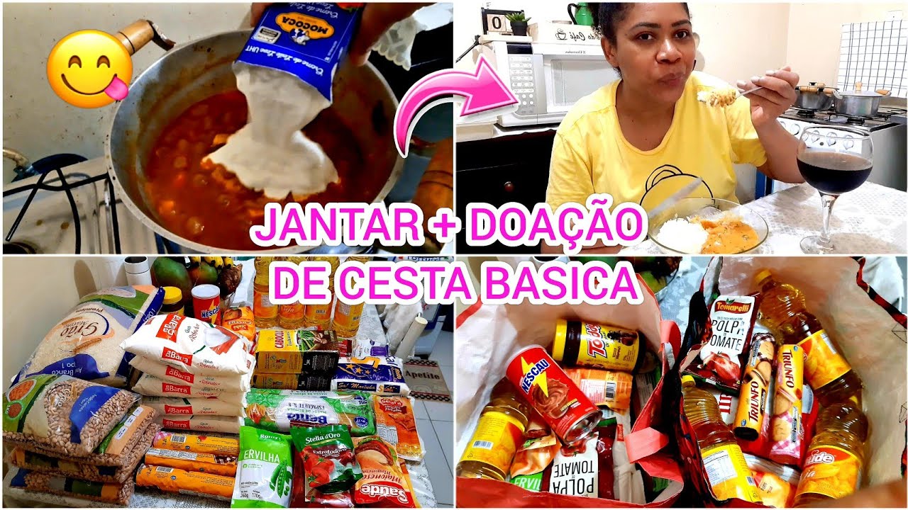 FIZ ESTROGONOFE | FIZ DOAÇÃO DE CESTA BÁSICA ❤🙌🏼