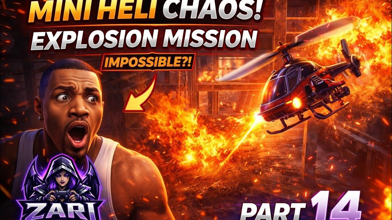GTA San Andreas Mini Helicopter Mission 😱 | RC Helicopter Chaos 💣 Part 14