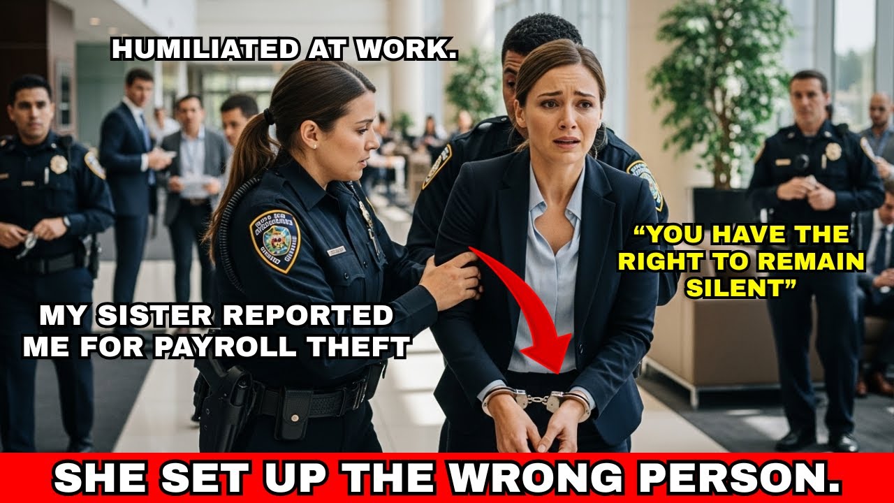 Police Put Me in Cuffs in the Office Lobby — My Sister Reported Me With Lies to Get Me Fired...