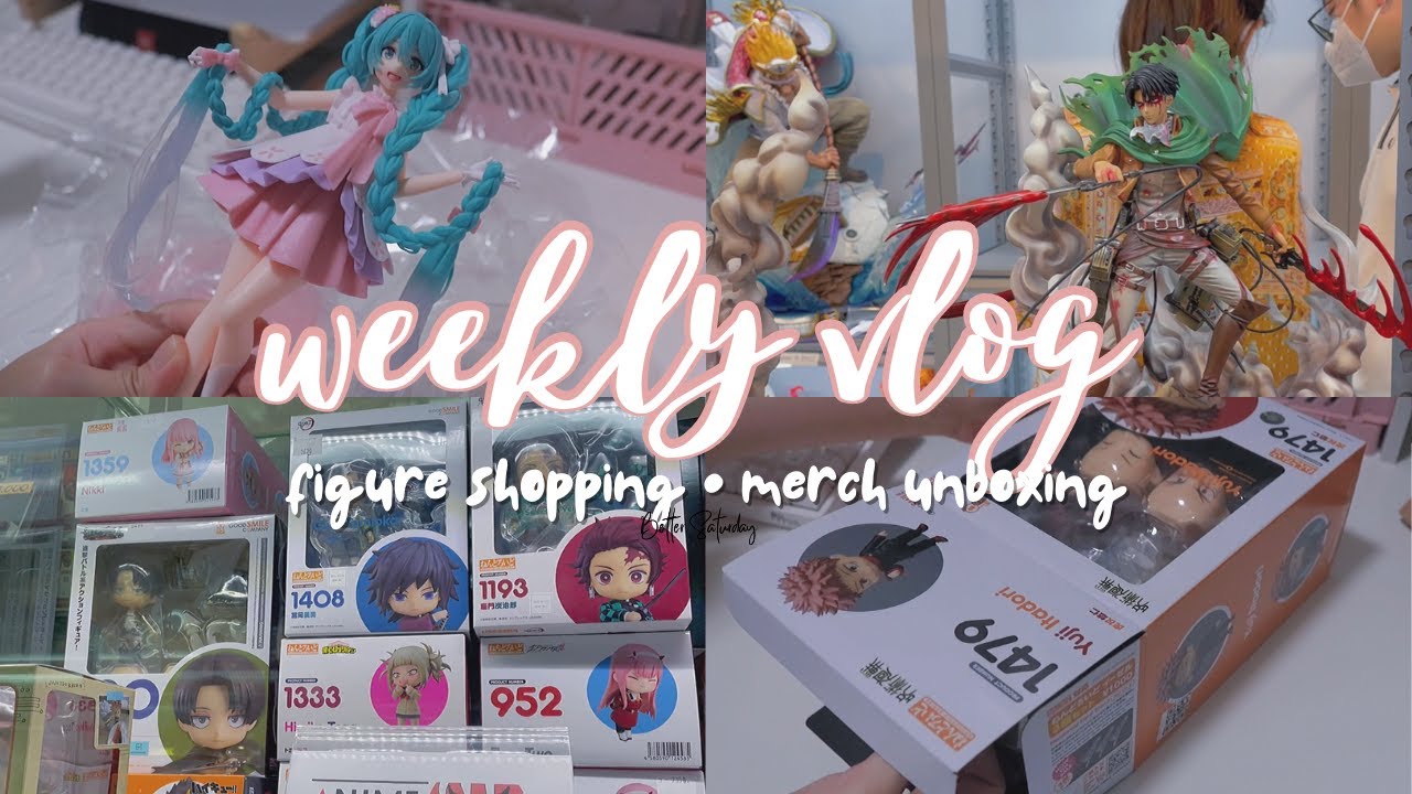 come anime figure shopping with me! — vlog ☀️💕