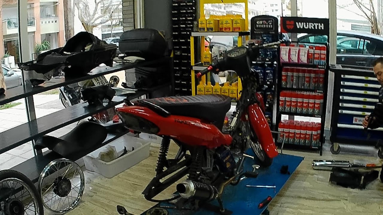 Crypton R 115 project στους DKworkshop #motovlog #skg
