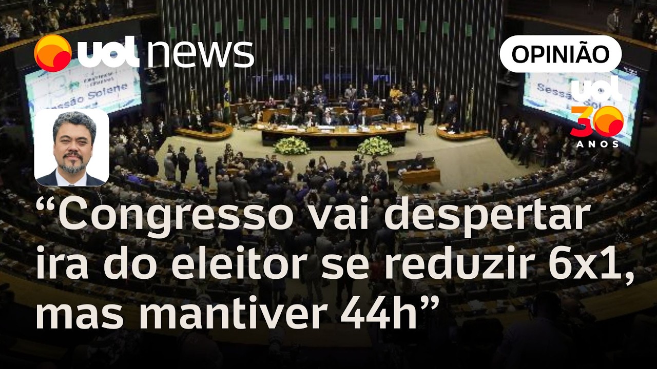 Sakamoto: Congresso vai despertar ira do eleitor se reduzir escala 6x1, mas mantiver 44h de jornada
