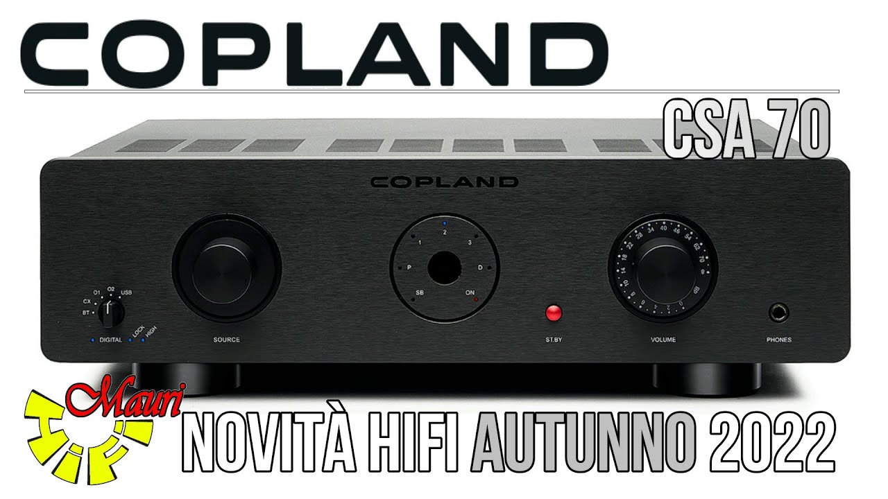 Nuovo Amplificatore Copland CSA 70
