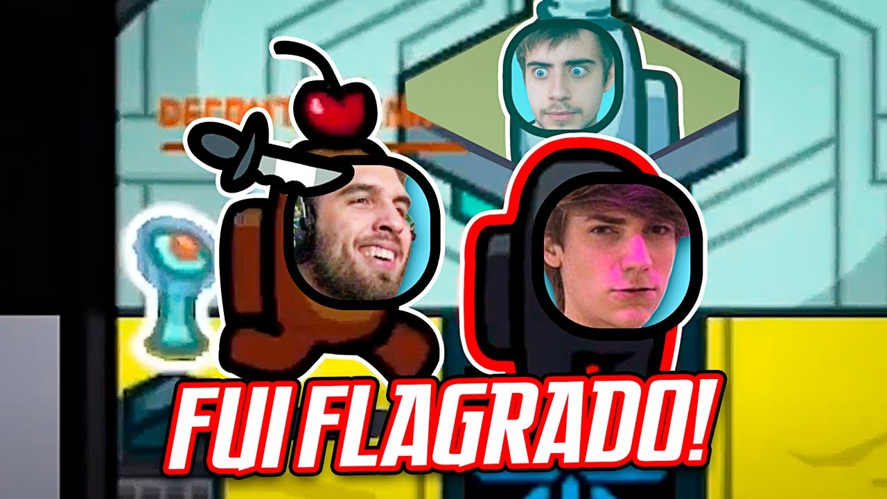 O CELLBIT VIU TUDO!! FUI FLAGRADO DE IMPOSTOR NO AMONG US!