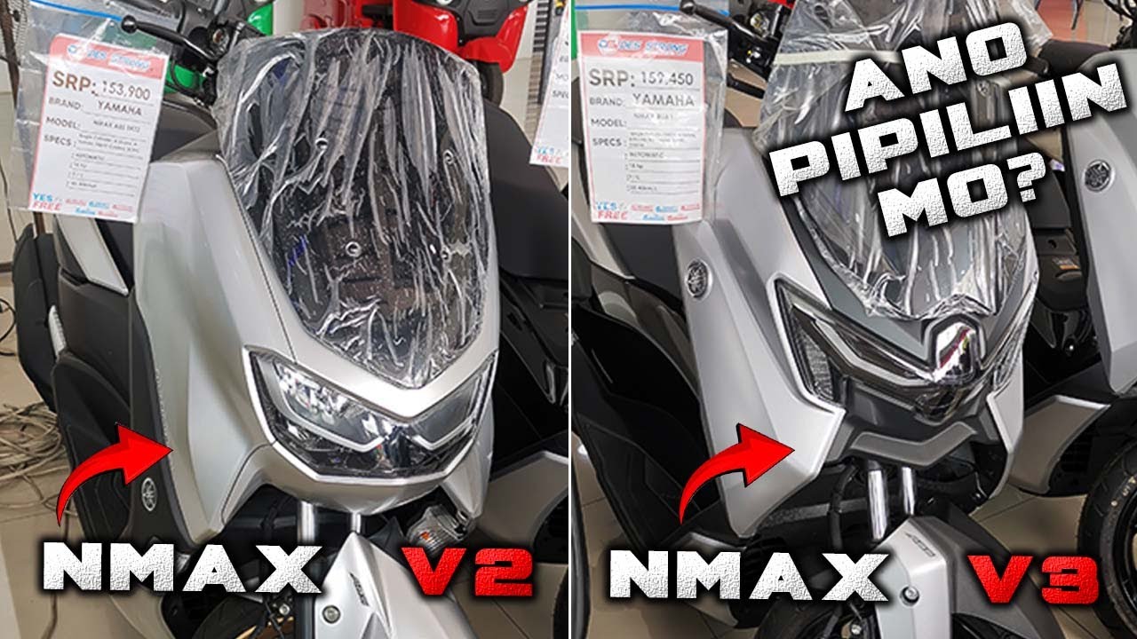 Yamaha Nmax V2 and V3 walkaround comparison view | Price update in PH