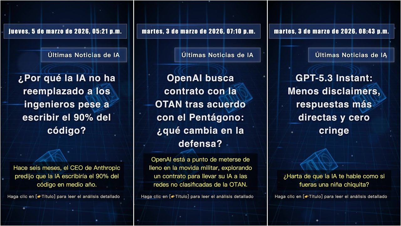Noticias de Tecnología IA: viernes, 6 de marzo de 2026, 10:56 p.m. #QixNewsAI