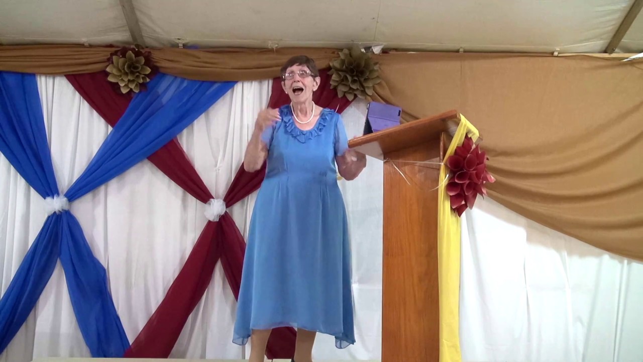 Paula Hardy speaking at the 60th anniversary gala