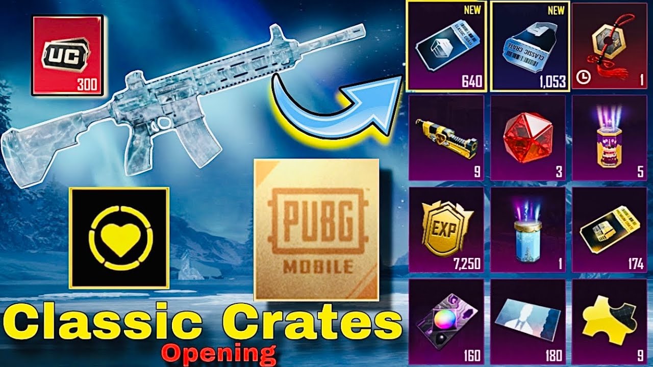 Opening 1000+ CLASSIC CRATES for M416 Glacier - You Won't Believe What Happened! 🔥