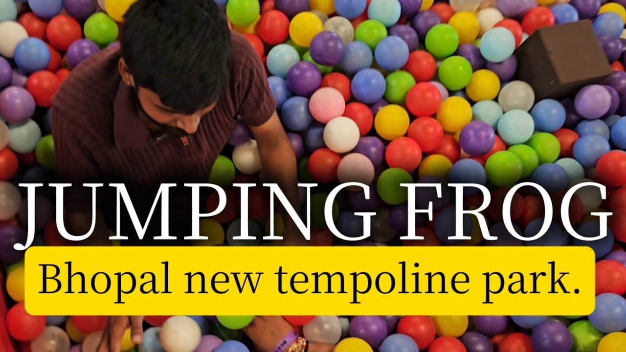 BHOPAL new jumping frog tempoline park 😃 #tempoline park #bhopal #jumpingfrog #jumpingfrog #funny