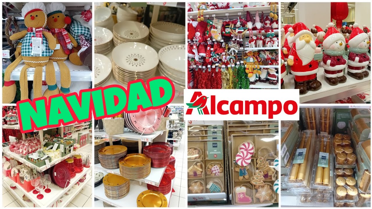 ALCAMPO🛍🛒🌲DECORACIÓN NAVIDAD ECONOMICA.VAJILLAS,BOLAS,DECO ARBOL, FIGURAS…​⁠@Amunaysuscosas