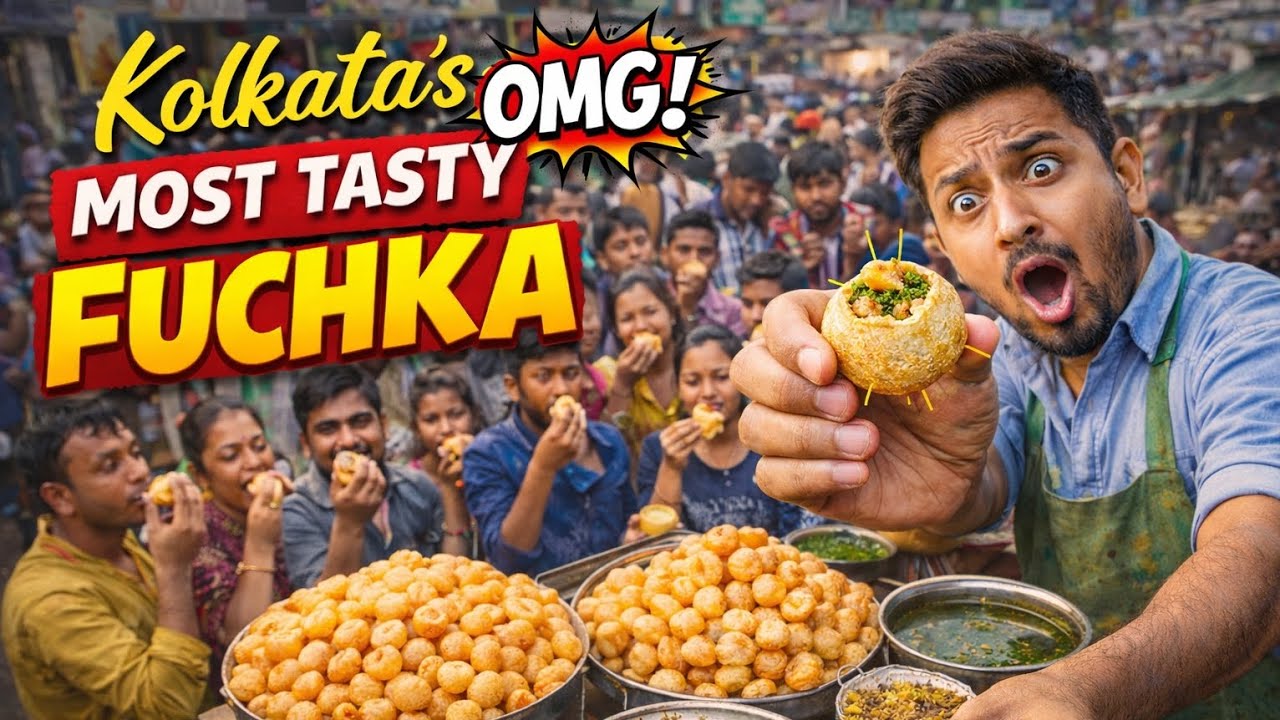 Kolkata Ka Most Tasty Fuchka 🤯 | ₹10 Me Dil Jeet Liya | Street Food Kolkata