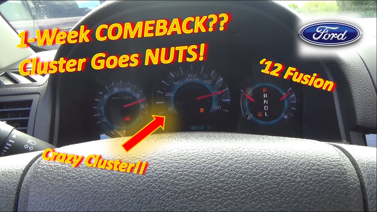 ВОЗВРАЩЕНИЕ ЧЕРЕЗ 1 НЕДЕЛЮ? (Ford Fusion Cluster сходит с ума!)