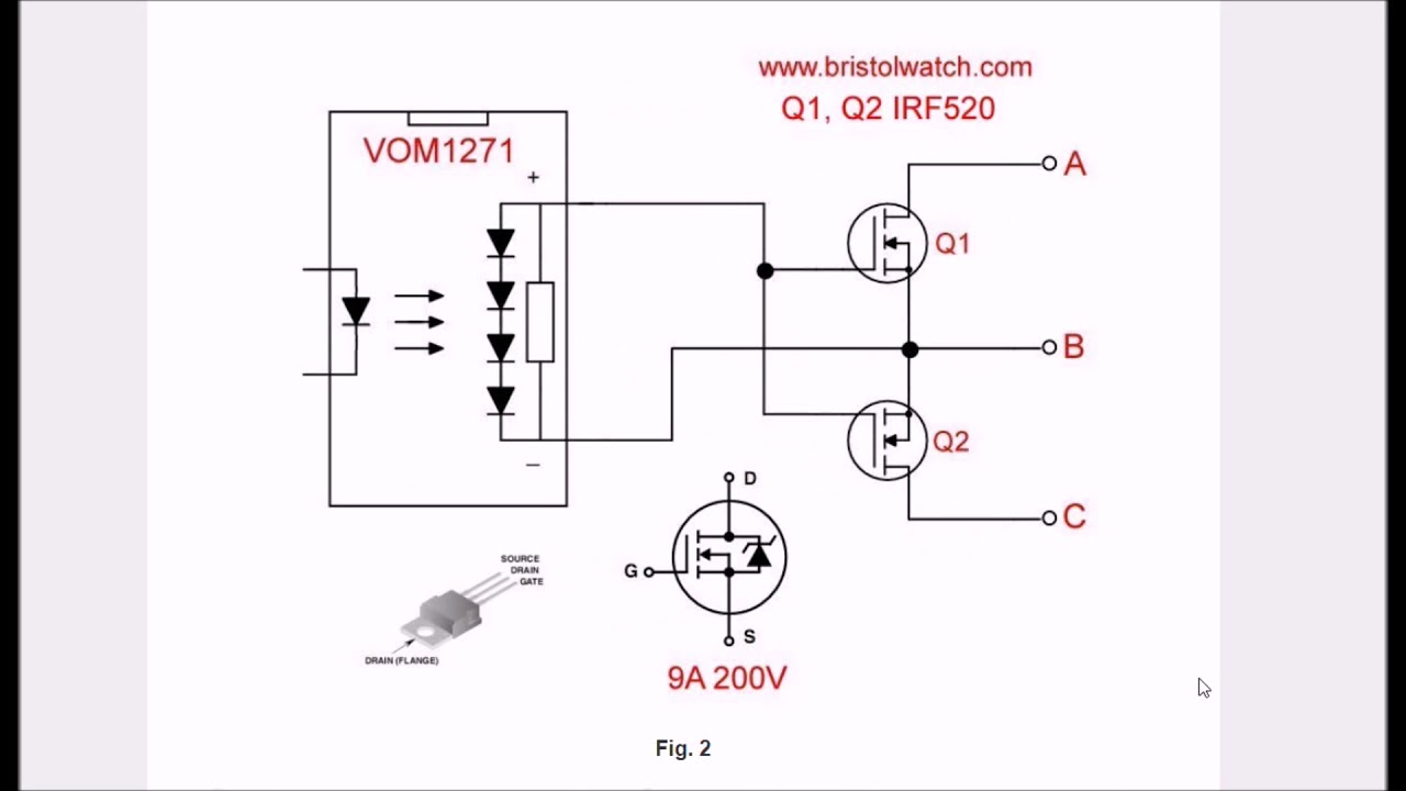 High Power Photovoltaic MOSFET Bidirectional Switch