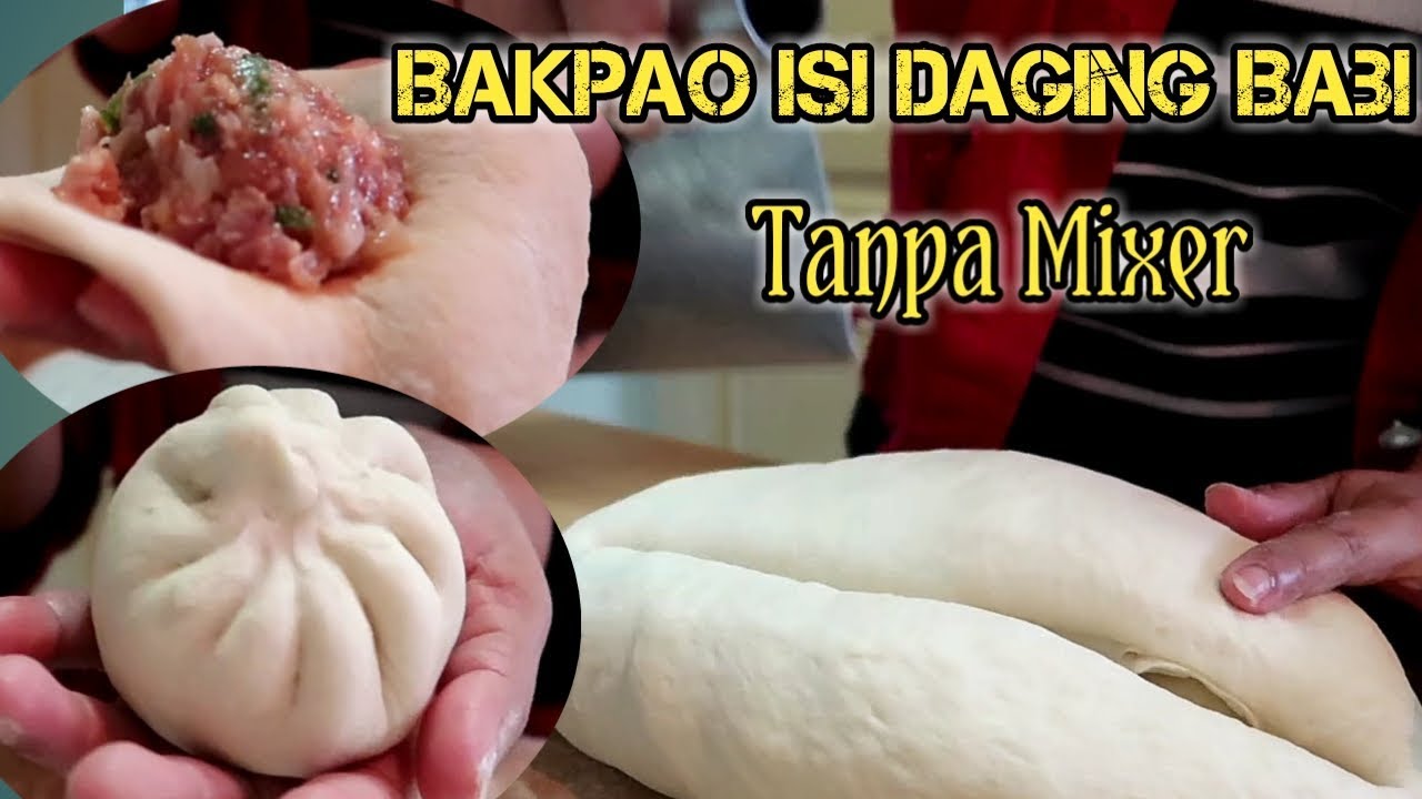 Bakpao Isi Daging Babi || Resep Bakpao Tanpa Mixer #LMVlog